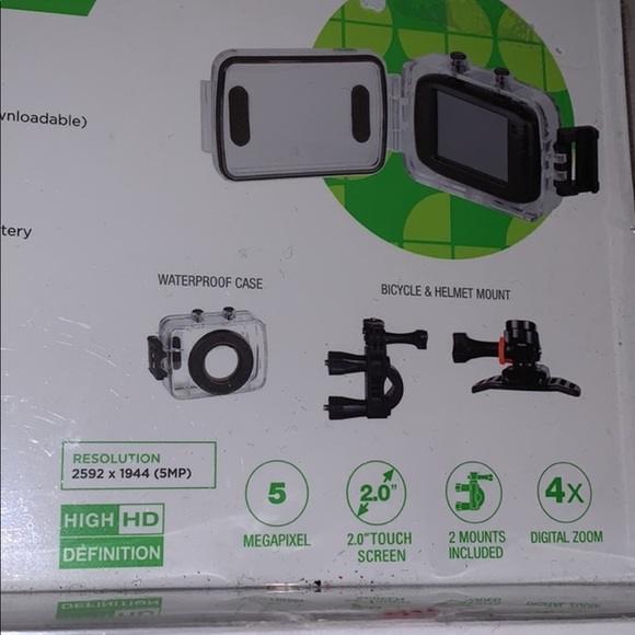 VIVITAR High Definition Action Cam W/ Waterproof new - Picture 4 of 4